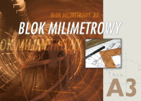 Blok milimetrowy A3 20k. Kreska